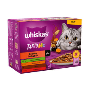 Whiskas-TastyMix-Country-Collection-In-Gravy-1+Adult-Wet-Cat-Food-Pouches-12x85g