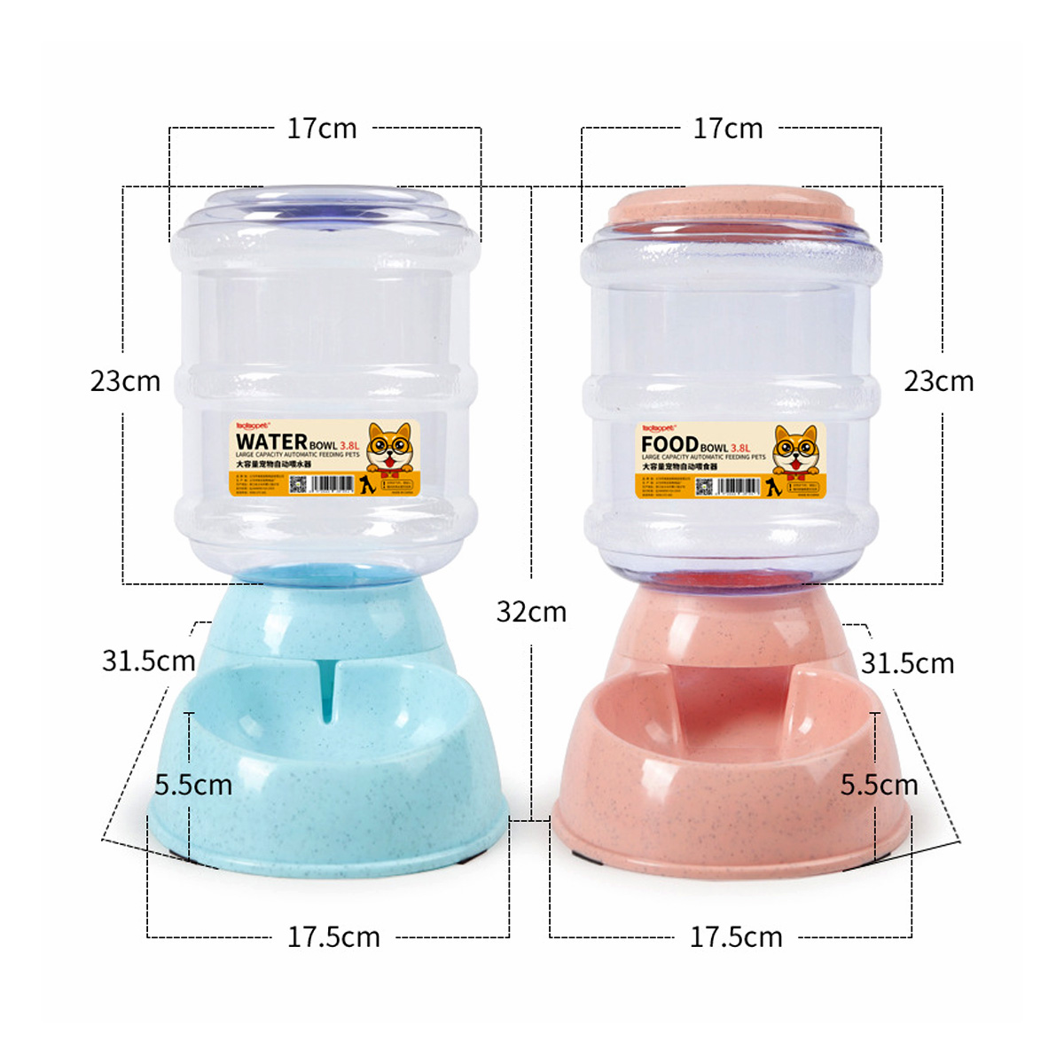pet-feeder-food-and-water-dispenser-measurements