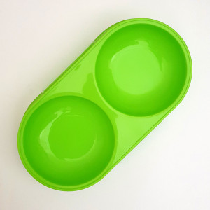 cat-food-double-bowl-green
