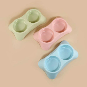 plastic-pet-feeding-double-bowl