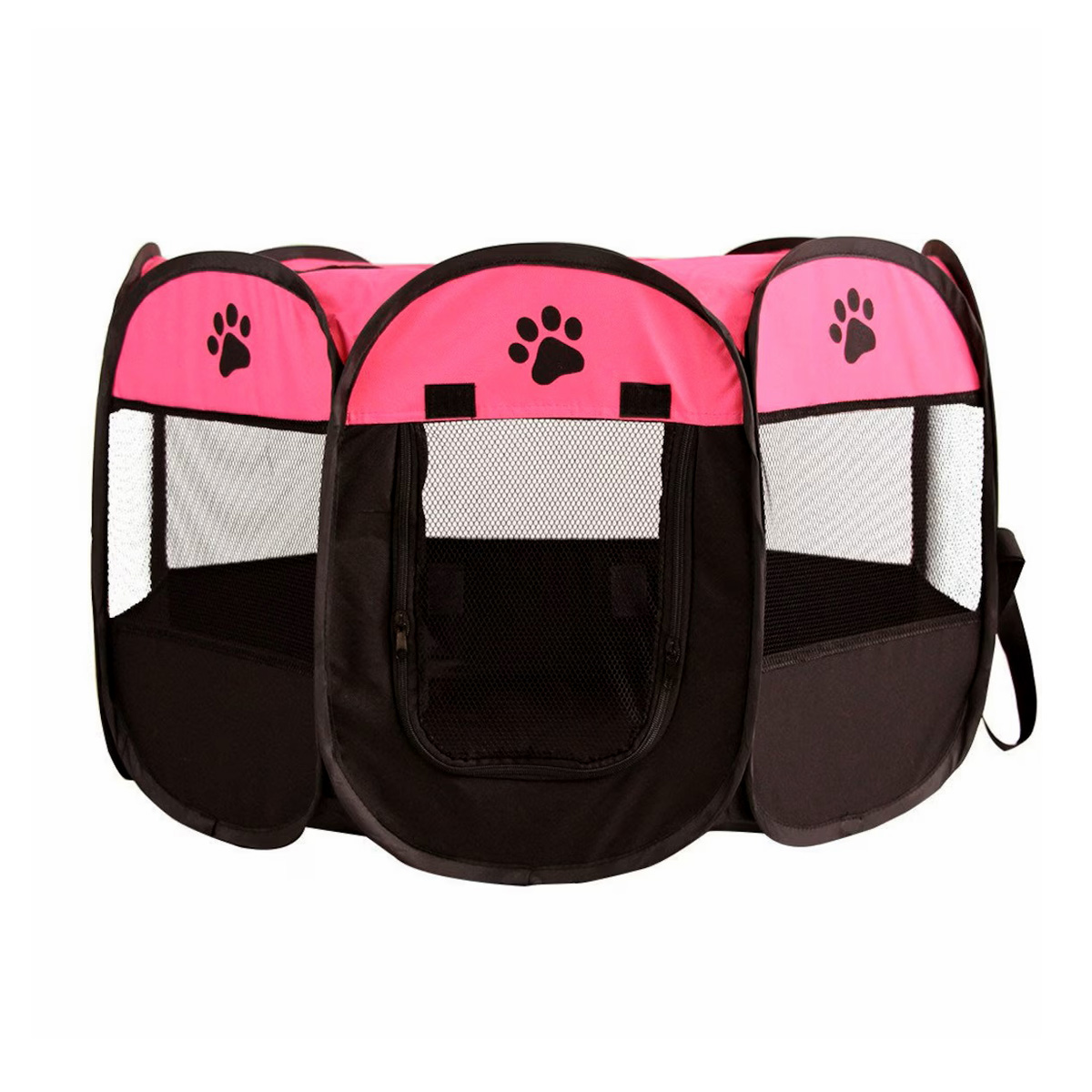 playpen-pet-kennel-foldable-tent-pink