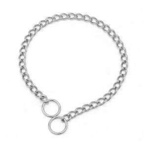 Stainless-steel-dog-choke-snake-chain-collar