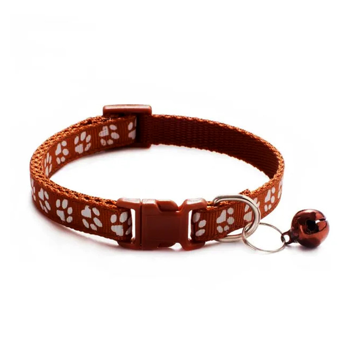 pet-cat-collar-footprint-with-bell-for-cats-and-dogs-brown