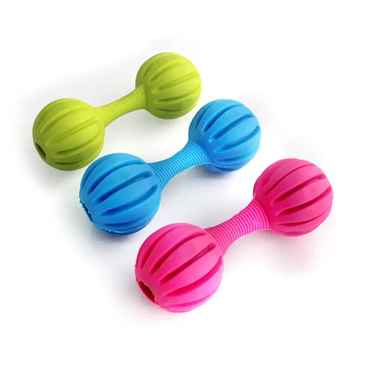 dog-teether-chewing-rubber-dumbbell-toy