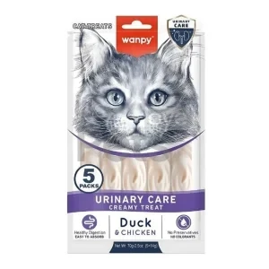 Wanpy Creamy Cat Treats - Urinary Care - Duck & Chicken - 70g